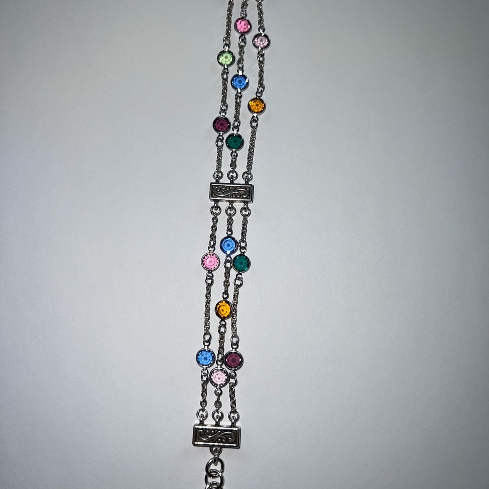 Brighton Multistrand Gem Bracelet